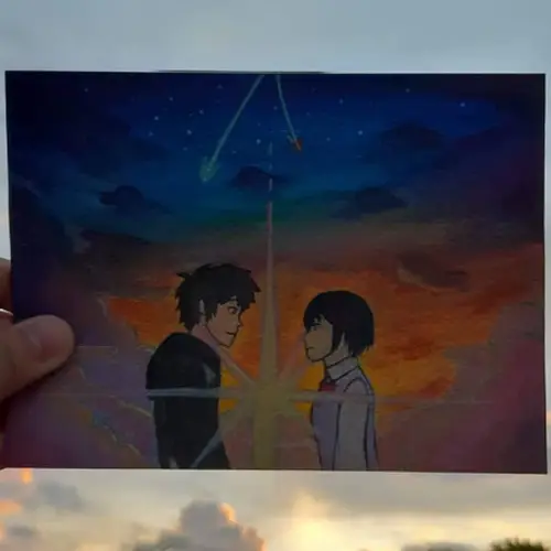 kimi no na wa watercolor art
